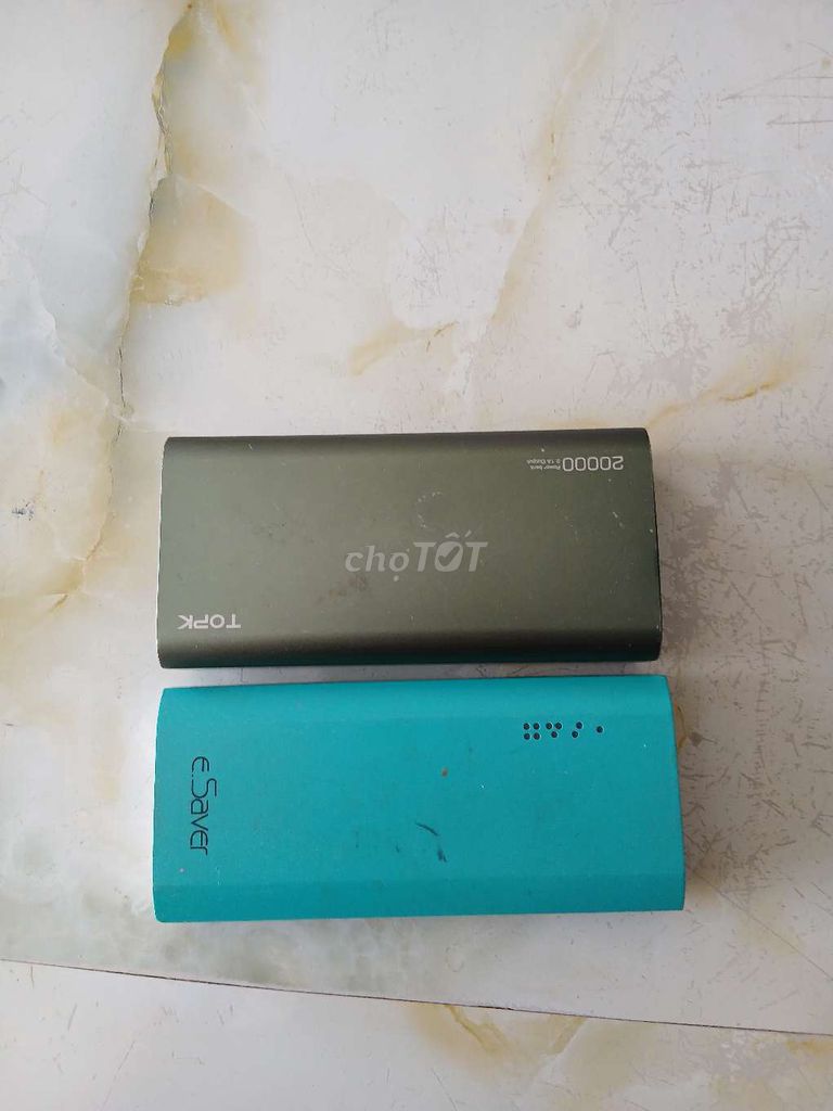 Pin sạc dự phòng 20000 mAh Xám, Xanh ngọc. Mua bán Phụ kiện (Màn hình, Chuột...) tại Thị xã Bến Cát Bình Dương được đăng bởi tôi hình 1