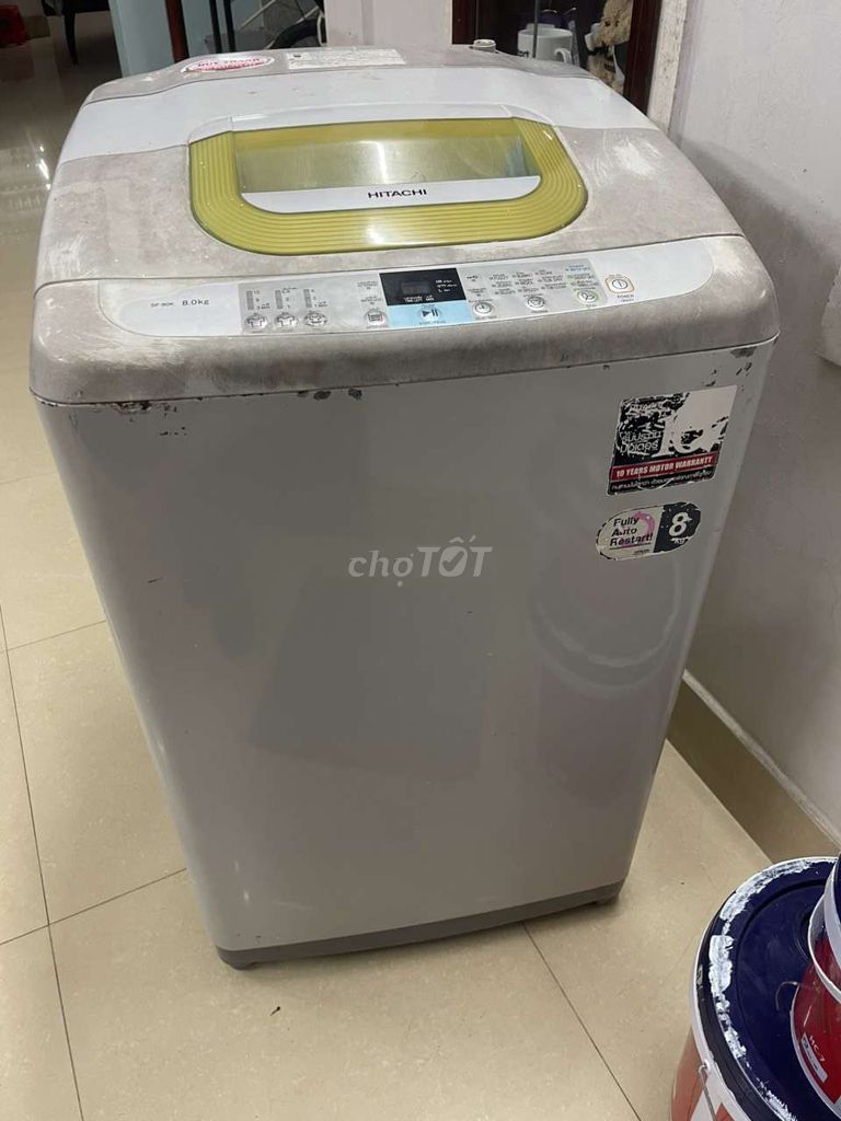 Máy giặt Hitachi 8.0kg cửa trên. Mua bán Máy giặt tại Thành phố Huế Thừa Thiên Huế được đăng bởi Gia Huy Tống Phước hình 1