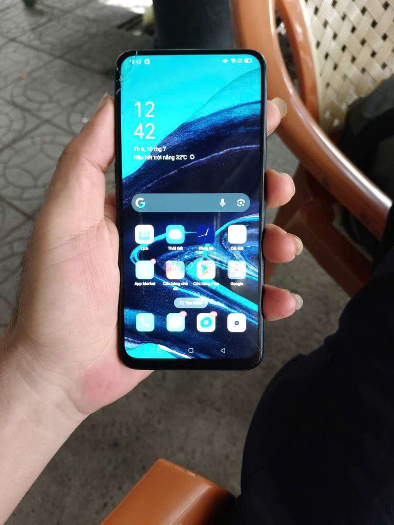 Oppo Reno 2F 8GB 128GB Xanh tím chữa cháy OK . Mua bán Điện thoại tại Quận Bình Thuỷ Cần Thơ được đăng bởi cầu rạch súc 91b Nguyễn Văn Linh  hình 1