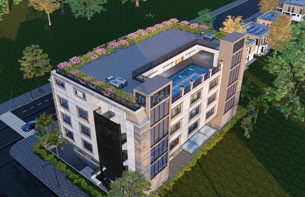 Tòa nhà mới xây mặt tiền NGUYỄN VĂN HƯỞNG P.  Thảo Điền Quận 2