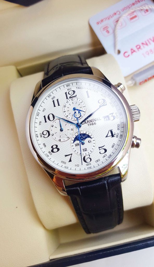 Siêu Phẩm Đồng Hồ Cơ CARNIVAL Sun Moon Cực Đẹp. Mua bán Đồng hồ tại Thành phố Thủ Đức Tp Hồ Chí Minh được đăng bởi Hiếu Nguyễn hình 1