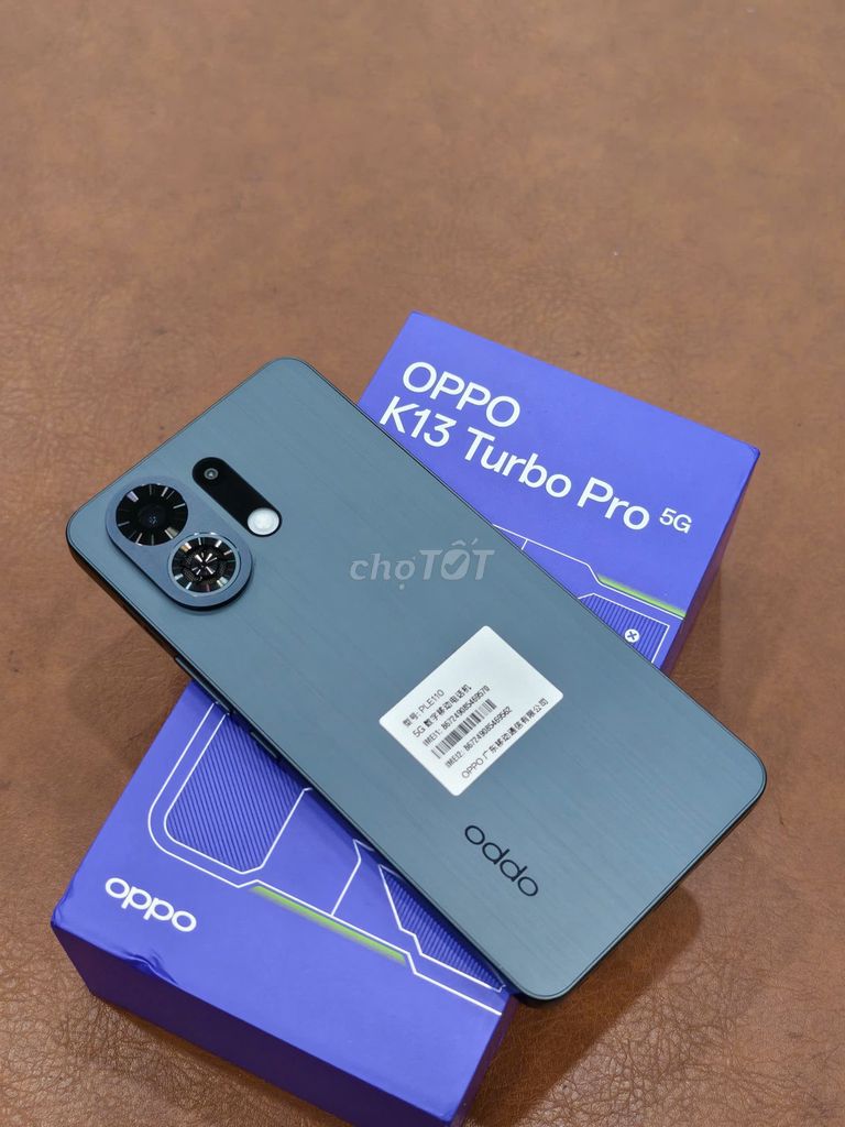 Đen, Oppo K13 Turbo Pro 12-256gb màu Đen Fullbox. Mua bán Điện thoại tại Quận Đống Đa Hà Nội được đăng bởi Hn Store hình 1
