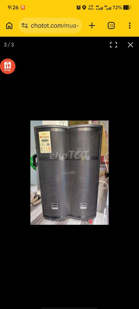 Loa JBA 800W Đen. Mua bán Tivi, Âm thanh tại Thành phố Qui Nhơn Bình Định được đăng bởi Tran phi cường hình 1