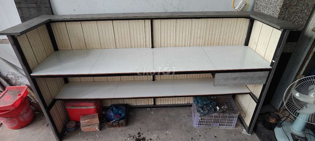 Kệ Gỗ Kim loại 210x115x55cm. Mua bán Tủ, kệ gia đình tại Quận Ninh Kiều Cần Thơ được đăng bởi Thiên CPt hình 1