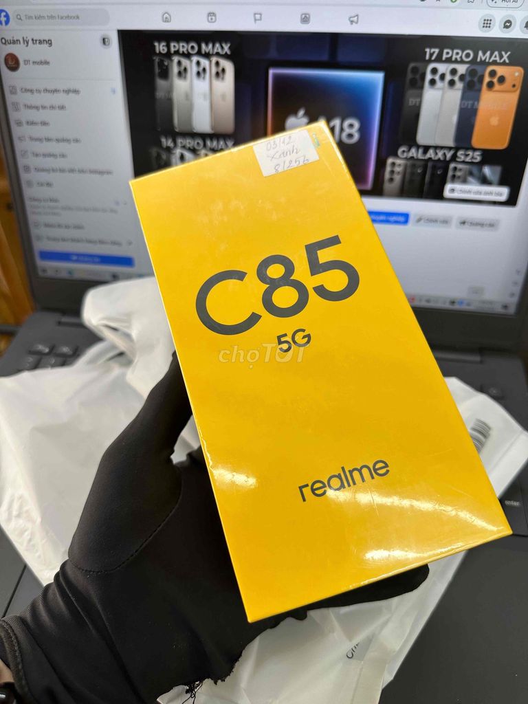 Realme C85 5G 8GB/256GB Xanh MÁY MỚI CHƯA SỬ DỤNG. Mua bán Điện thoại tại Thành phố Biên Hòa Đồng Nai được đăng bởi DT MOBILE BIÊN HOÀ hình 1