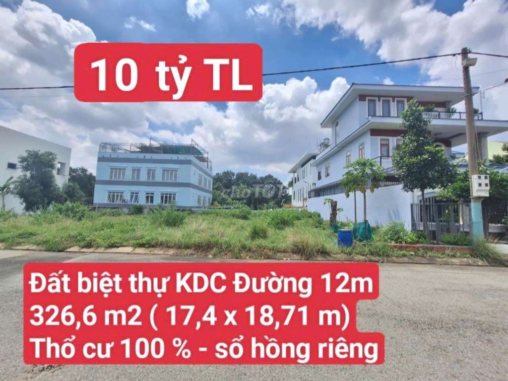 🆘 Đất Khu Biệt Khu Dân Cư Biconsi, P. Tân Bình, Tp. Dĩ An