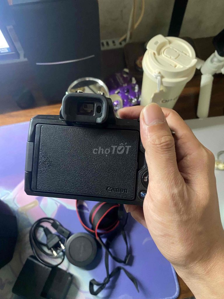 Canon EOS M50 Mark I + lens 15-45mm. Mua bán Máy ảnh, Máy quay tại Thành phố Vinh Nghệ An được đăng bởi Long Nguyễn hình 1