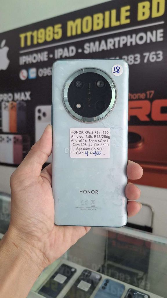 Honor X9c 256GB Xanh Like New. Mua bán Điện thoại tại Thành phố Thủ Dầu Một Bình Dương được đăng bởi TTMobileBD hình 1