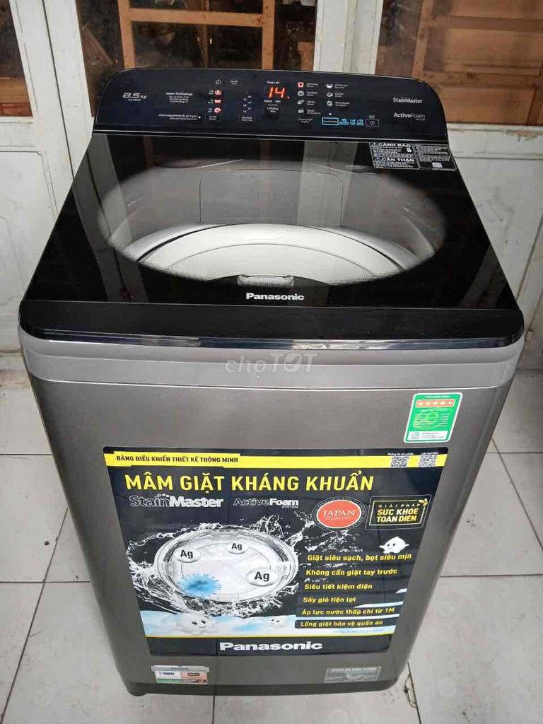 Máy giặt Panasonic 8.5kg, đời cao, mới >95%