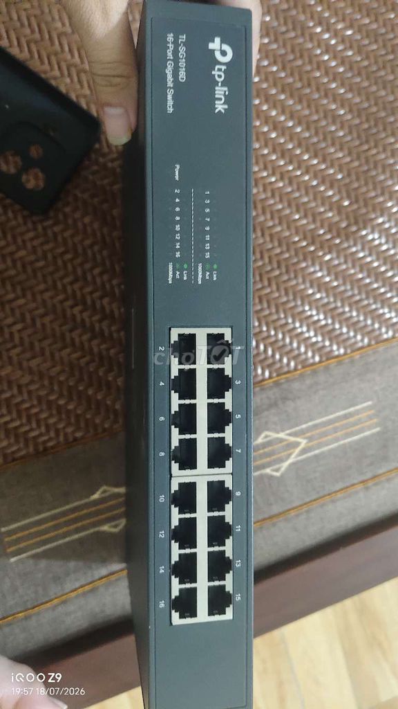 Switch mạng TP-Link TL-SG1016D 16 port Gigabit 90%. Mua bán Phụ kiện (Màn hình, Chuột...) tại Huyện Yên Phong Bắc Ninh được đăng bởi Linh kiện máy tính hình 1