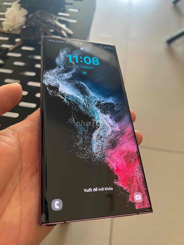 Samsung Galaxy S22 Ultra Tím mỹ 8/128GB FULLBOX. Mua bán Điện thoại tại Quận Hoàng Mai Hà Nội được đăng bởi Quân Đặng hình 1