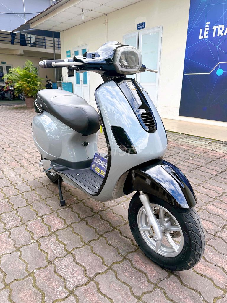 Vespa đèn vuông càng đúc ắc quy 2025. Mua bán Xe điện tại Quận Bắc Từ Liêm Hà Nội được đăng bởi Xe điện Bình Phương hình 3