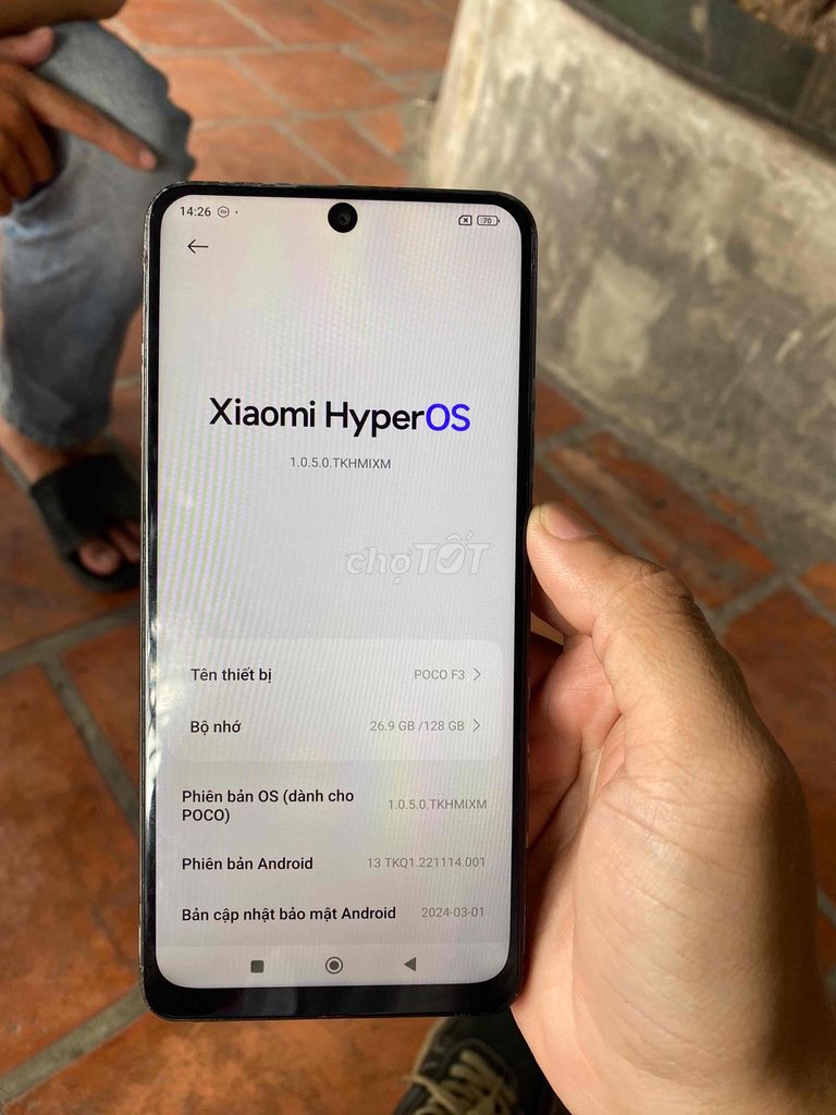 Xiaomi POCO F3 (K40) 6+2/128GB. Mua bán Điện thoại tại Thành phố Thuận An Bình Dương được đăng bởi Huy SP hình 1