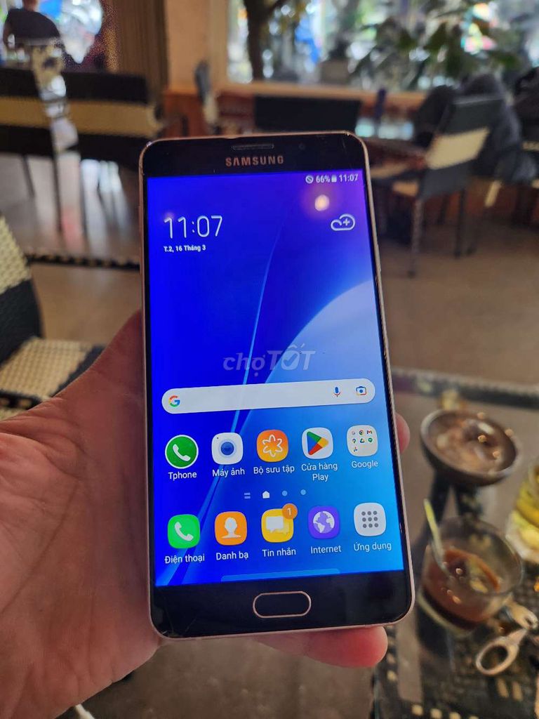 Samsung Galaxy A7 (2016) Đen Nứt kính. Mua bán Điện thoại tại Quận Sơn Trà Đà Nẵng được đăng bởi Tú hình 1