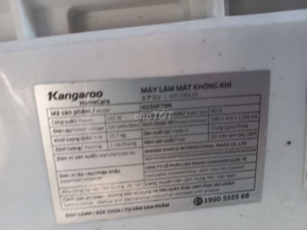 Quạt hơi nước Kangaroo KGS0F79N 60 lít. Mua bán Quạt tại Thành phố Thủ Đức Tp Hồ Chí Minh được đăng bởi Hiền Sóng Thần Khiết Tâm hình 1