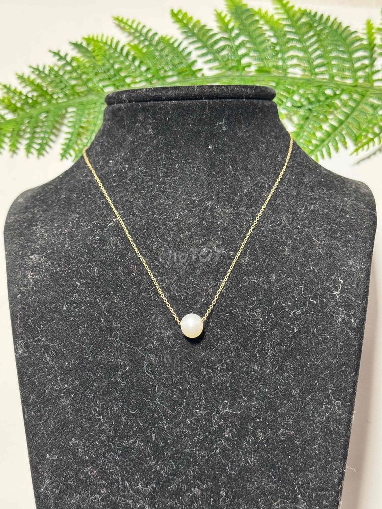 Dây chuyền Vàng 14K Nữ 40cm Ngọc Trai 8li. Mua bán Phụ kiện thời trang khác tại Quận 12 Tp Hồ Chí Minh được đăng bởi Vintage Si Nhật 2hand hình 1