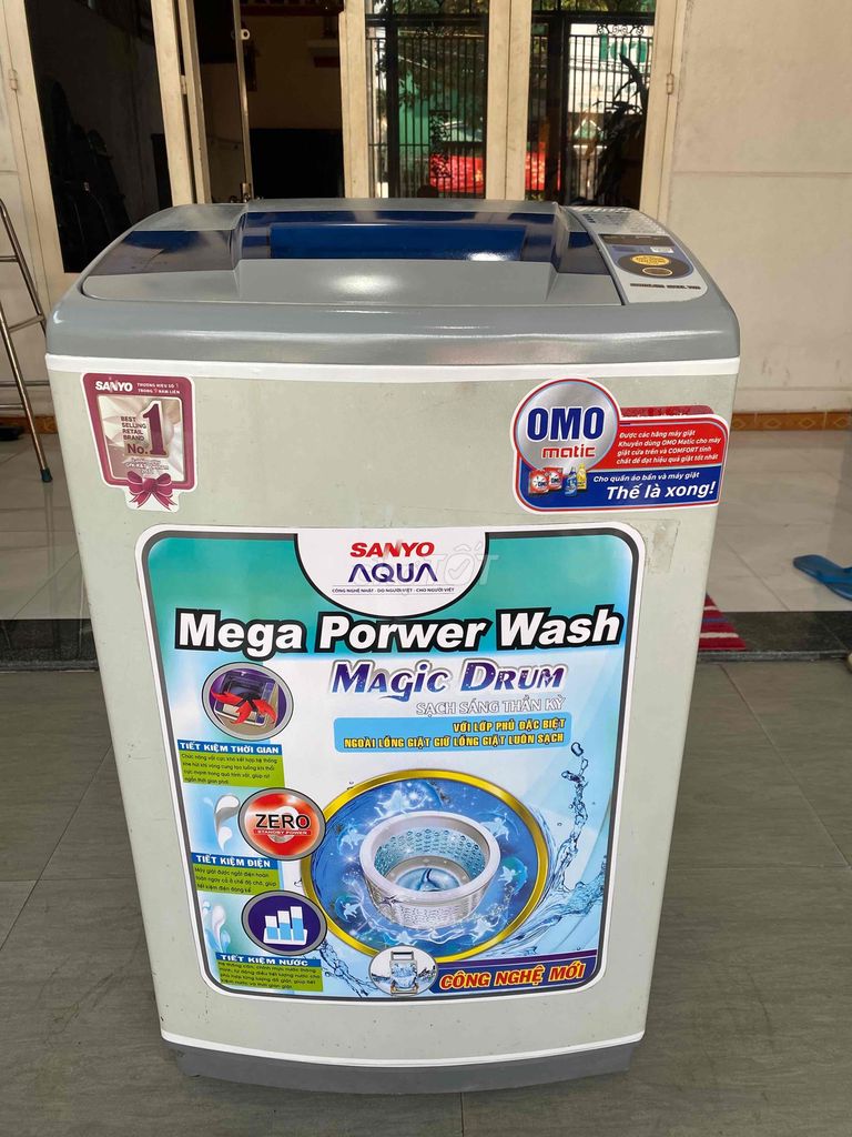 Máy giặt Sanyo 7,5 kg nguyên zin bo và bộ số