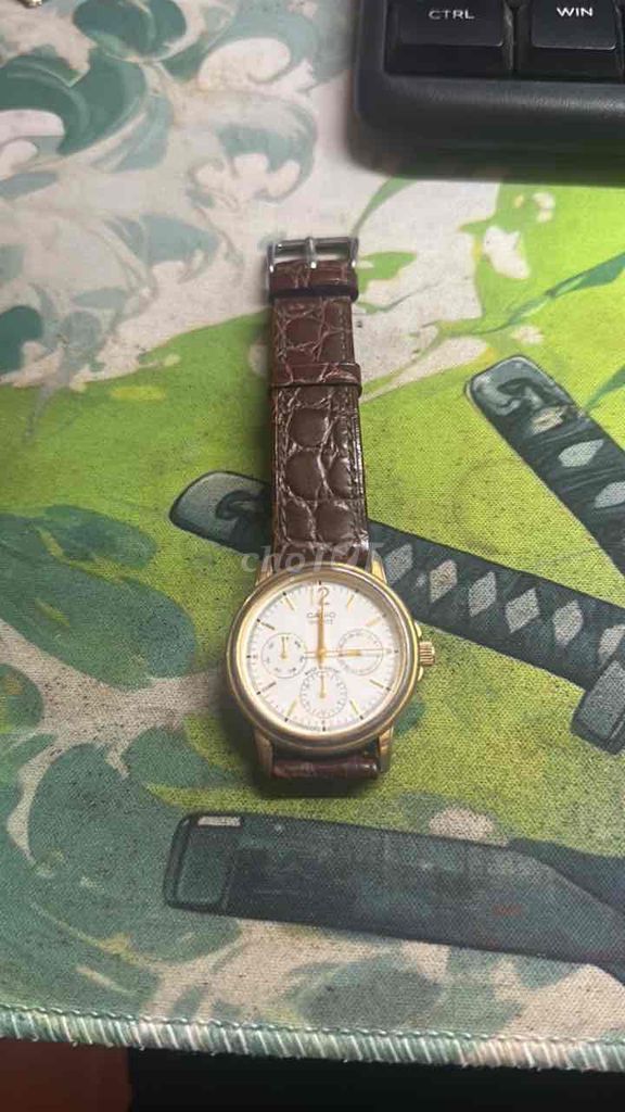 Đồng hồ Casio Nam dây da Vàng. Mua bán Đồng hồ tại Quận Nam Từ Liêm Hà Nội được đăng bởi Nguyễn Quang Thắng hình 1