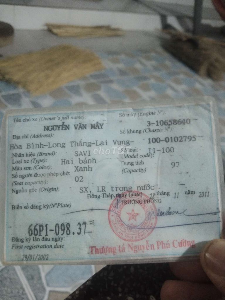 Cần bán chiếc xe cũ cho ai cần về trở đồ. Mua bán Xe máy tại Huyện Lai Vung Đồng Tháp được đăng bởi Nhàn Inter hình 6