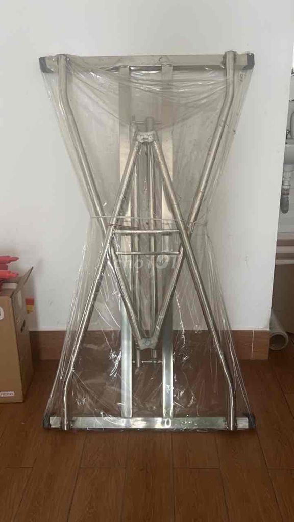 Võng xếp Inox gấp gọn Bạc. Mua bán Nội thất, đồ gia dụng khác tại Thành phố Cao Lãnh Đồng Tháp được đăng bởi Minh Thiện hình 1