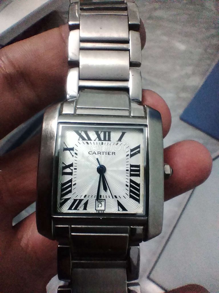 Đồng hồ Cartier (Swiss) máy Nhật,1 lịch, size 29mm