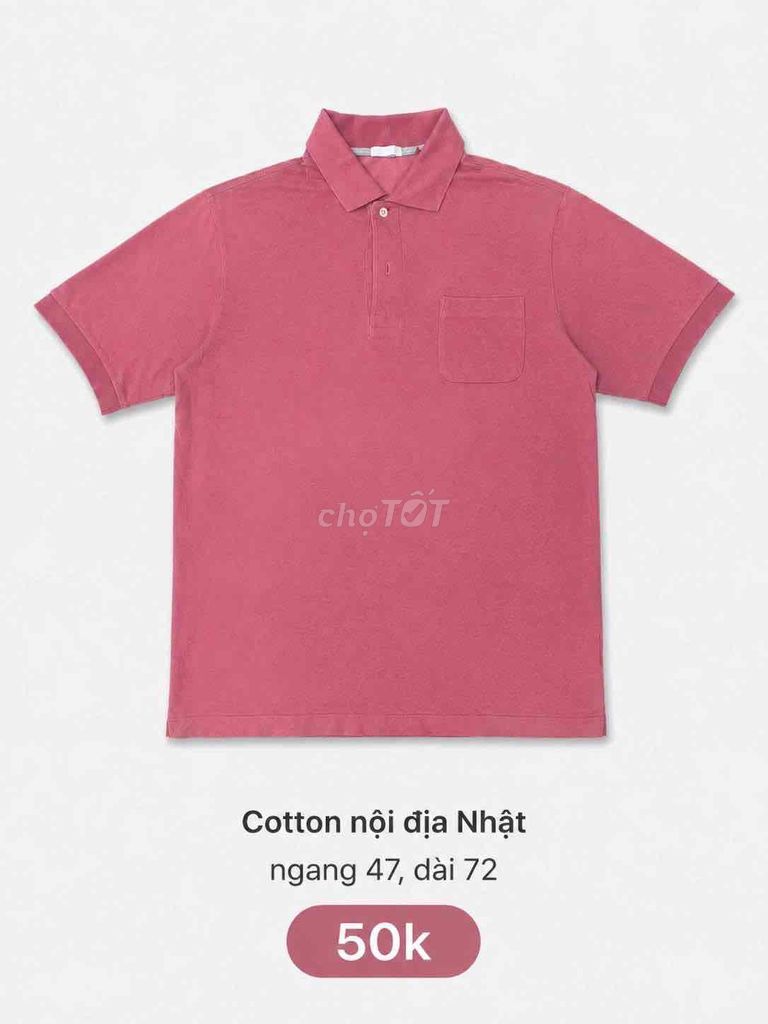 Áo polo nam Cotton Nhật Bản. Mua bán Quần áo tại Quận Bình Thạnh Tp Hồ Chí Minh được đăng bởi Ngọc Nhanh hình 1
