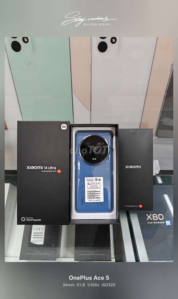 Xiaomi 14 Ultra (16/512GB) bản thương mại  Xanh. Mua bán Điện thoại tại Thành phố Bắc Ninh Bắc Ninh được đăng bởi XIAOMI STORE GIA BẢO hình 1
