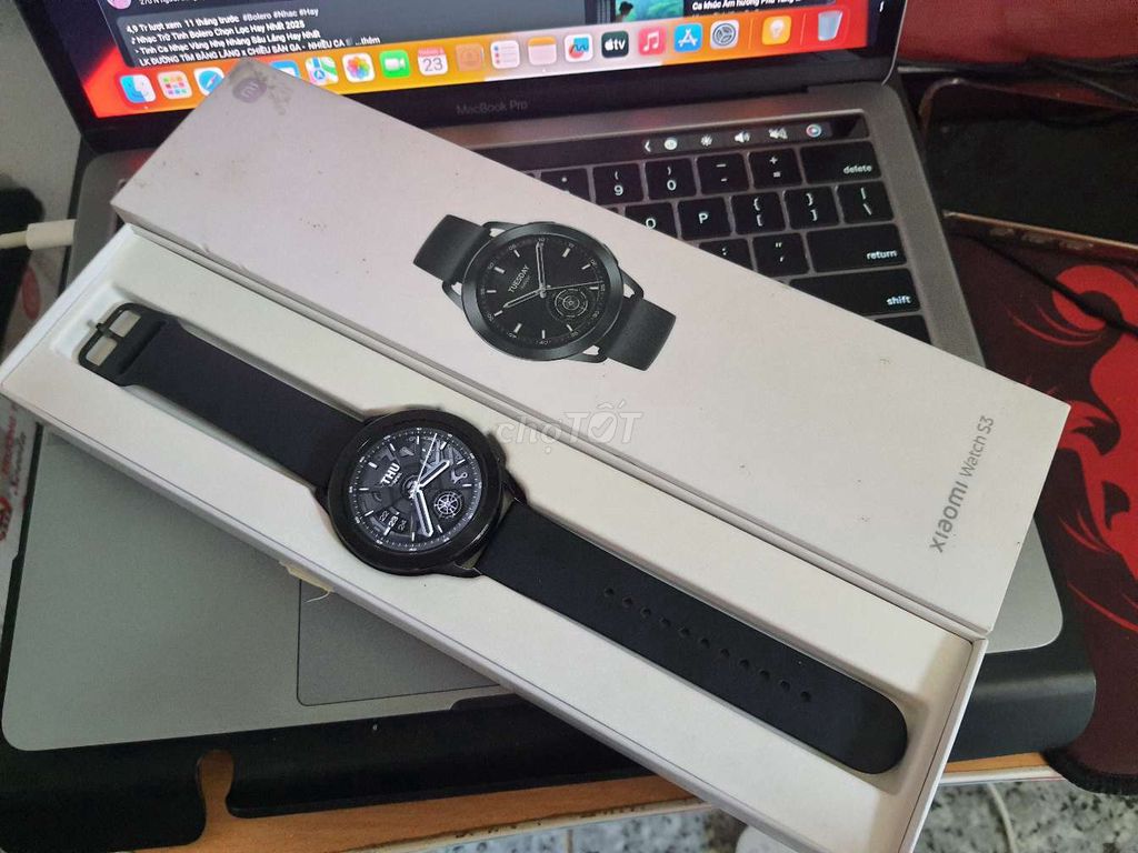 Xiaomi Watch S3 Đen. Mua bán Thiết bị đeo thông minh tại Quận Bình Thuỷ Cần Thơ được đăng bởi Beo Beo hình 1