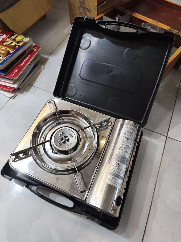 Bếp ga mini Inox tặng bình gas. Mua bán Bếp, lò, đồ điện nhà bếp tại Quận Gò Vấp Tp Hồ Chí Minh được đăng bởi TTK hình 1