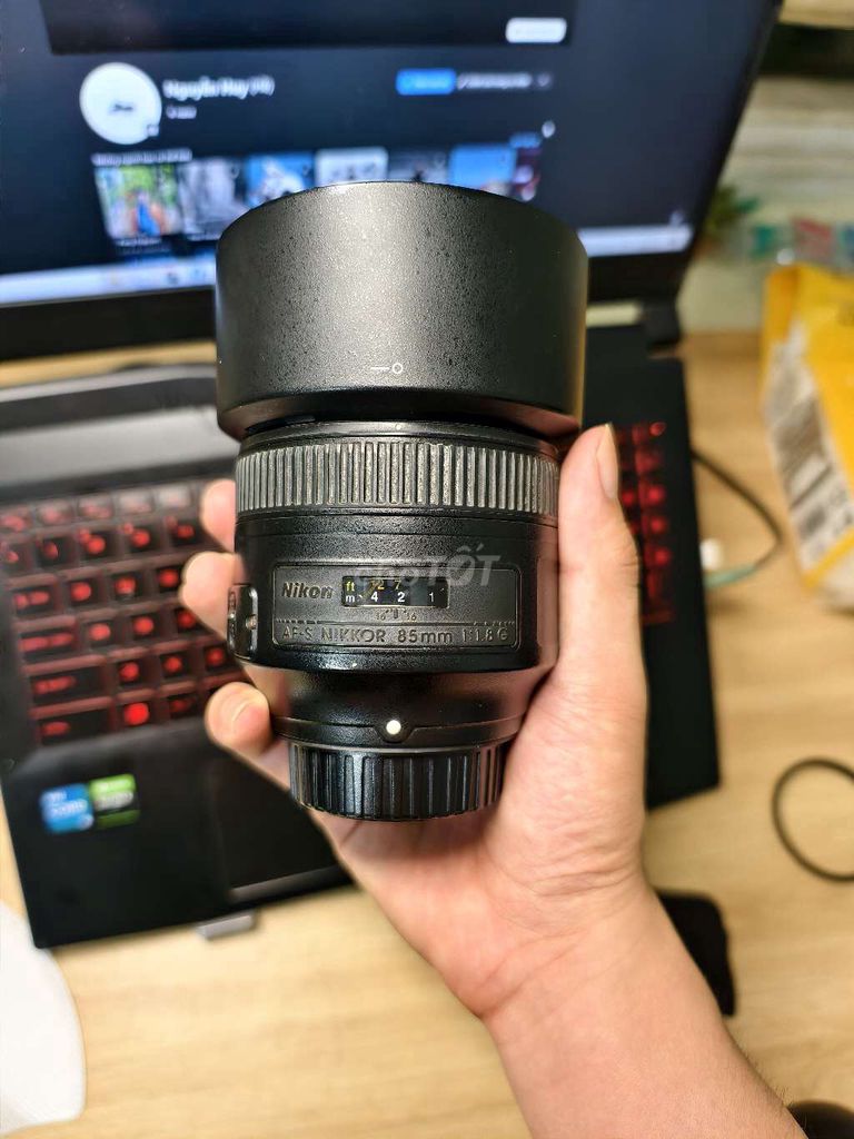 Ống kính Nikon 85G f1.8 Đen Đã sử dụng. Mua bán Máy ảnh, Máy quay tại Quận Nam Từ Liêm Hà Nội được đăng bởi Trần Hưng hình 1