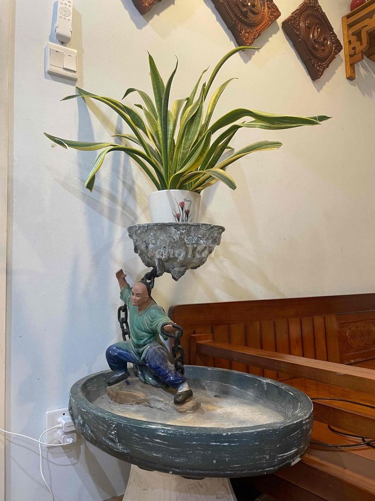 Chậu tiểu cảnh Gốm sứ Xám. Mua bán Cây cảnh, đồ trang trí tại Quận Hà Đông Hà Nội được đăng bởi Đào Thị Lam hình 1