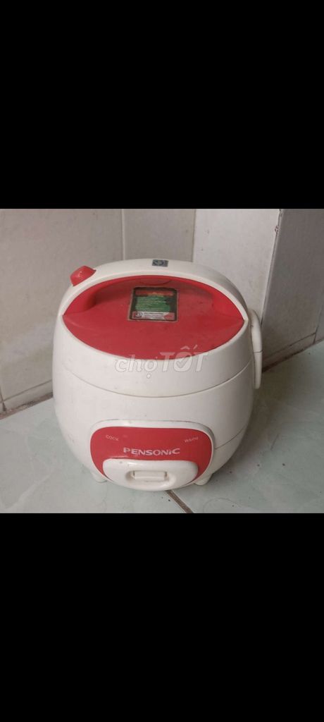 Nồi cơm điện Pensonic Trắng Đỏ. Mua bán Bếp, lò, đồ điện nhà bếp tại Quận 7 Tp Hồ Chí Minh được đăng bởi Chị Nguyệt hình 1