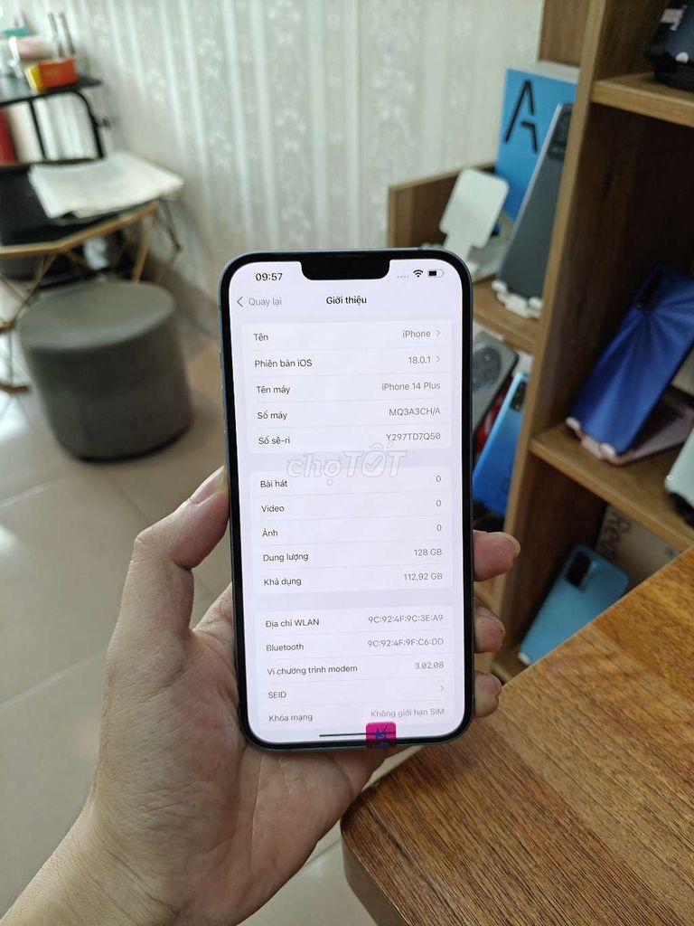 Iphone 14plus quốc tế 2 sim zin nguyên bản