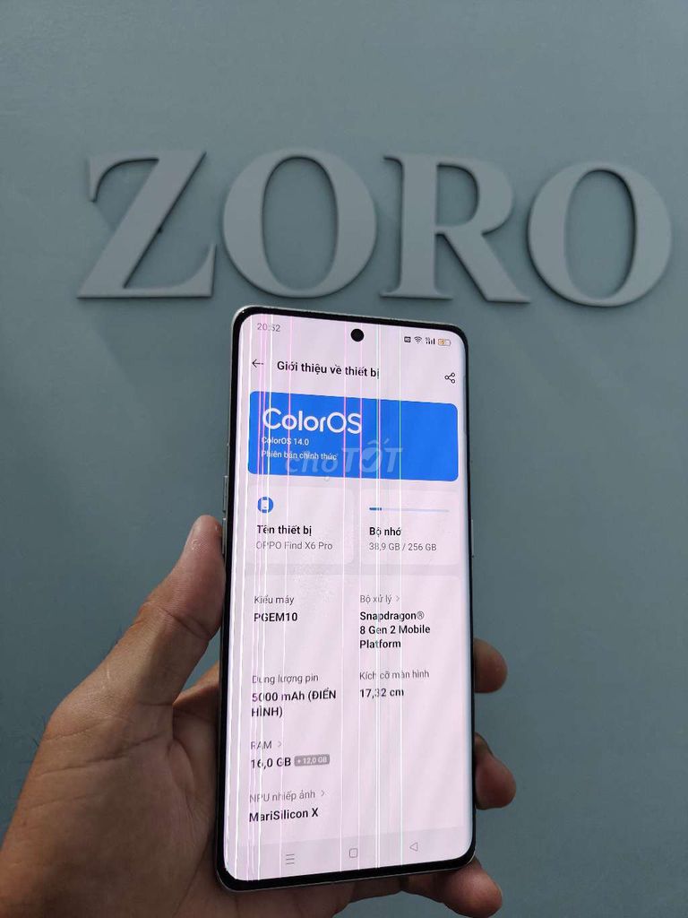 Oppo Find X6 Pro 16GB/256GB Nâu. Mua bán Điện thoại tại Thành phố Sóc Trăng Sóc Trăng được đăng bởi ZORO CHUYÊN SỌC hình 1