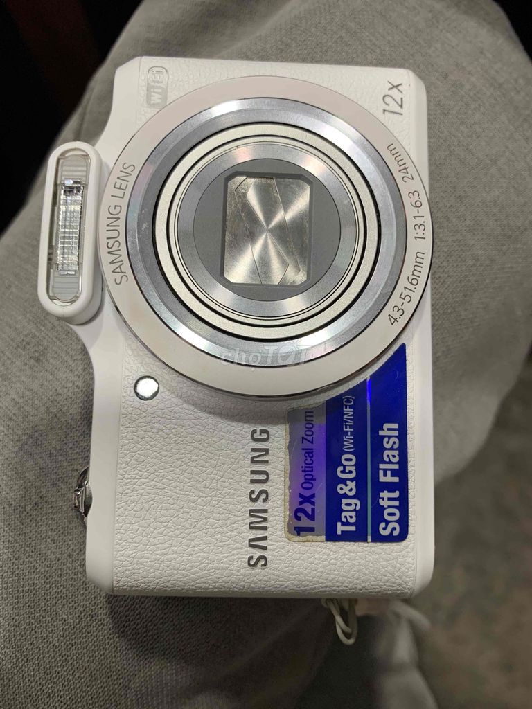 Máy ảnh Samsung 16MP zoom 12x màu Trắng. Mua bán Máy ảnh, Máy quay tại Huyện Bình Chánh Tp Hồ Chí Minh được đăng bởi Truong Long  Châu hình 1