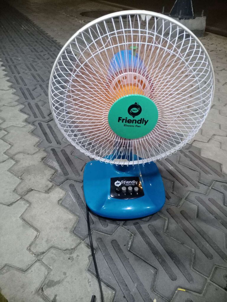 Quạt điện Friendly Xanh, Trắng Ít sử dụng. Mua bán Quạt tại Quận Gò Vấp Tp Hồ Chí Minh được đăng bởi Lien Le hình 1