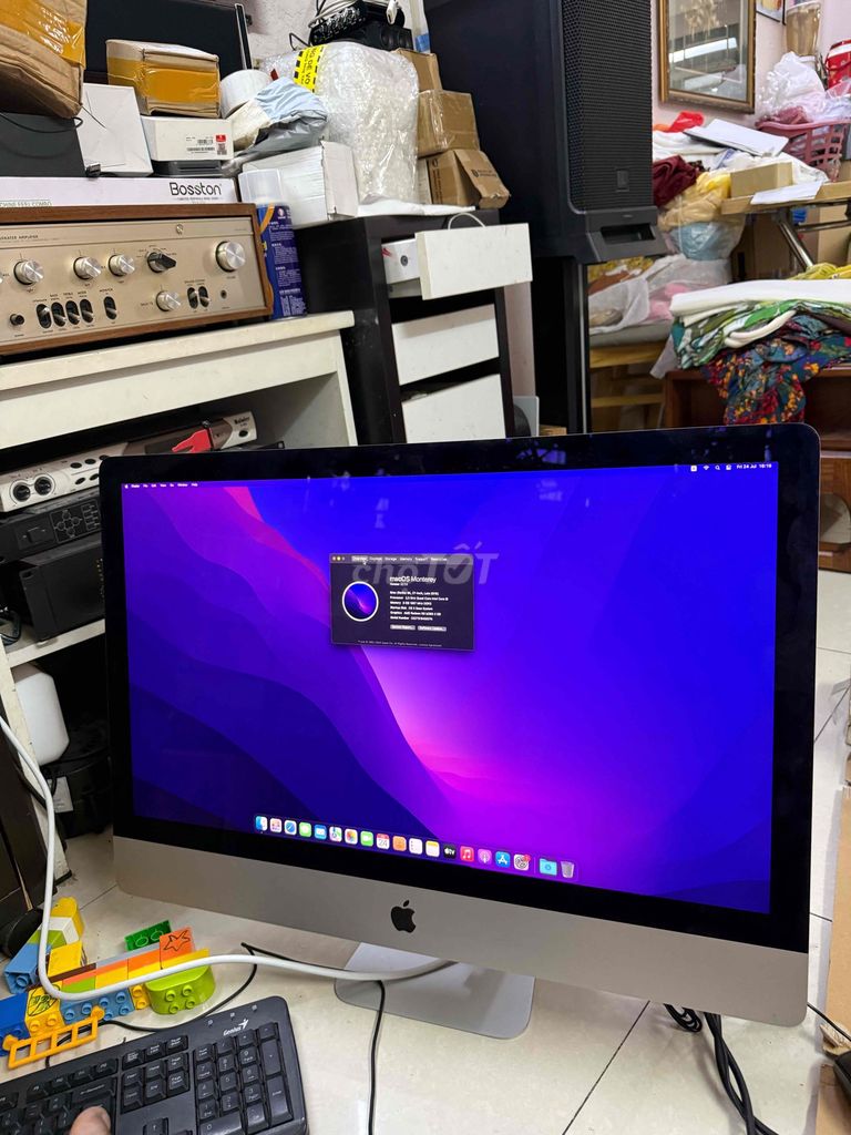 Apple iMac 27 inch 2015 i5 16GB/SSD 128GB+HDD 2TB. Mua bán Máy tính để bàn tại Quận Phú Nhuận Tp Hồ Chí Minh được đăng bởi Thắng hình 1