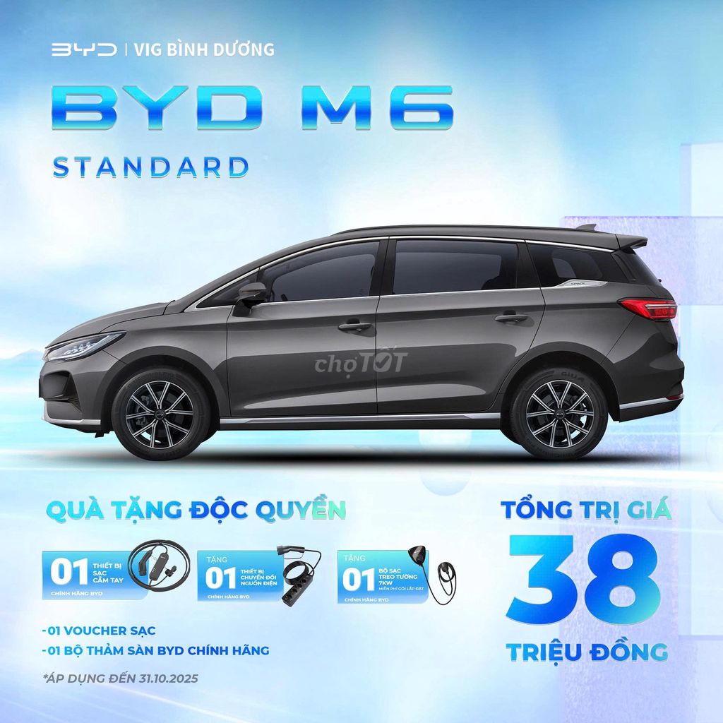 BYD M6 2025 - DEAL RỰC RỠ – QUÀ BẤT NGỜ. Mua bán Ô tô tại Thành phố Thuận An Bình Dương được đăng bởi THẢO NGUYÊN BYD MIỀN NAM  hình 1