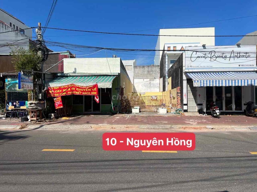 CẦN BÁN LÔ ĐẤT ĐẸP MTKD SỐ 10 NGUYÊN HỒNG - PHÚ THUỶ - PHAN THIẾT