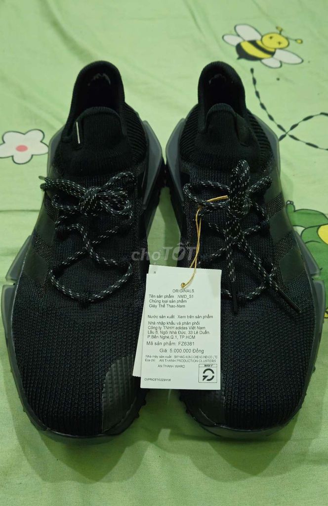 Giày thể thao Adidas NMD - S1 Đen. Mua bán Giày dép tại Thị xã Ninh Hòa Khánh Hòa được đăng bởi VIETBINHPC OFFICIAL hình 1