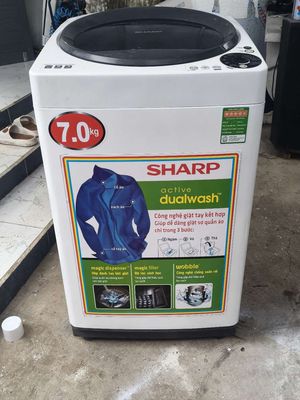 Sharp 7kg siêu đẹp. Tiết kiệm điện năng. Mua bán Máy giặt tại Thành phố Sóc Trăng Sóc Trăng được đăng bởi Trung Nghĩa