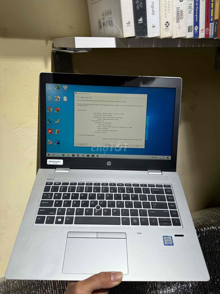 HP Probook 640 G4 I5-8250U/8/256 màu bạc