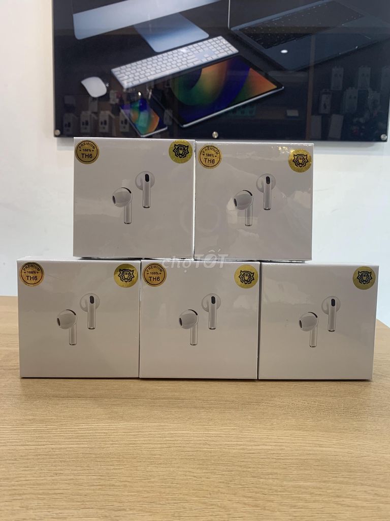 Airpods 4 Jerry Thế hệ 6 Pin 8H bảo hành 12 tháng