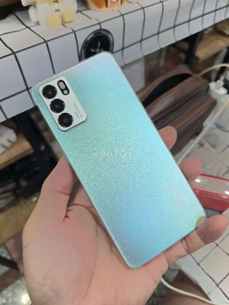 Oppo Reno 6 5G BẠC 8/128 AMOLED NÉT ZIN ĐẸP VN. Mua bán Điện thoại tại Quận Tân Phú Tp Hồ Chí Minh được đăng bởi Ngô Minh Mobile  hình 1
