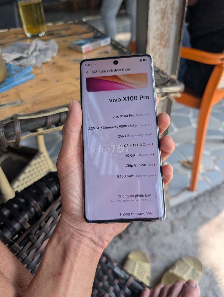 Vivo X100 Pro 12/256GB ken gl lưng da cam. Mua bán Điện thoại tại Huyện Hóc Môn Tp Hồ Chí Minh được đăng bởi anh 5 hình 1