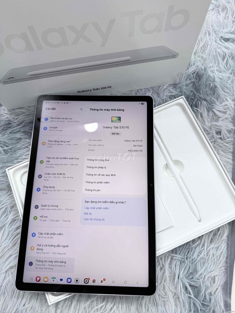 Samsung Tab S10 FE 8GB/128GB Bạc 99%. Mua bán Máy tính bảng tại Quận 5 Tp Hồ Chí Minh được đăng bởi Kim Ngân hình 1