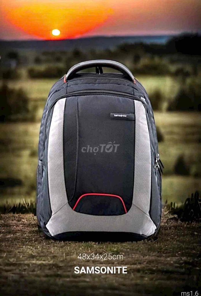 Balo Samsonite chống thấm nước 48x34x25cm. Mua bán Túi xách tại Thành phố Rạch Giá Kiên Giang được đăng bởi Đức Bảo Trần hình 1