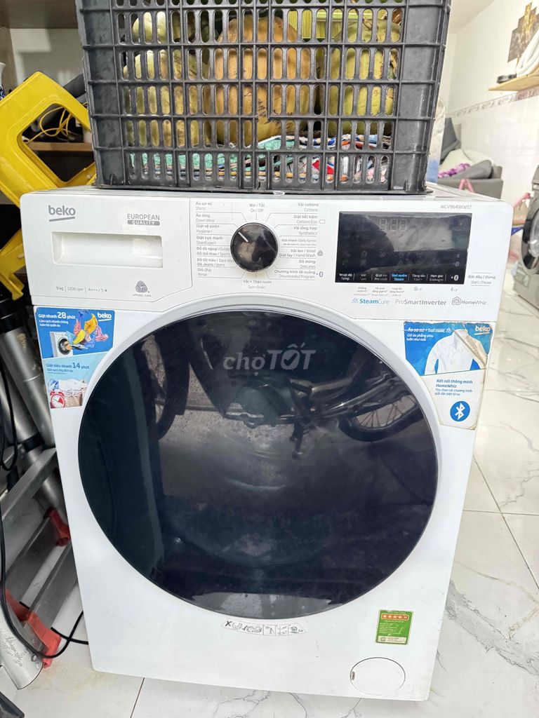 Máy giặt Beko WCV9649XWST cửa trước 9kg. Mua bán Máy giặt tại Quận Bình Tân Tp Hồ Chí Minh được đăng bởi minh anh hình 1