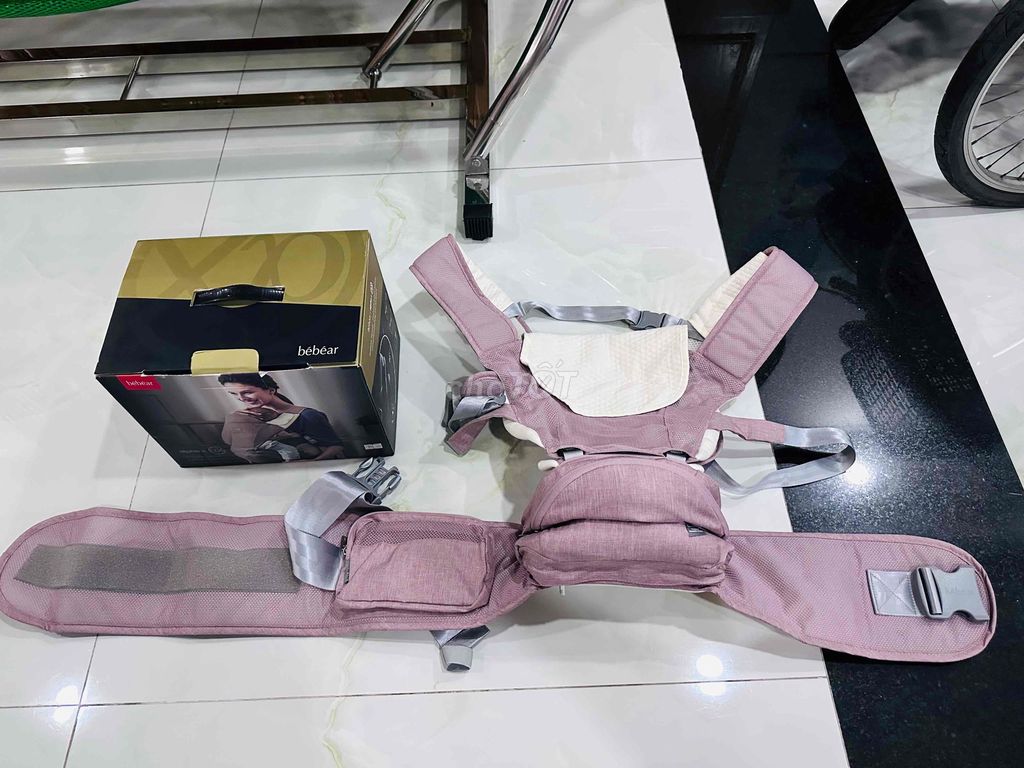 Địu em bé BeBear AXT05 Hồng. Mua bán Mẹ và bé tại Quận 4 Tp Hồ Chí Minh được đăng bởi Huy hình 1