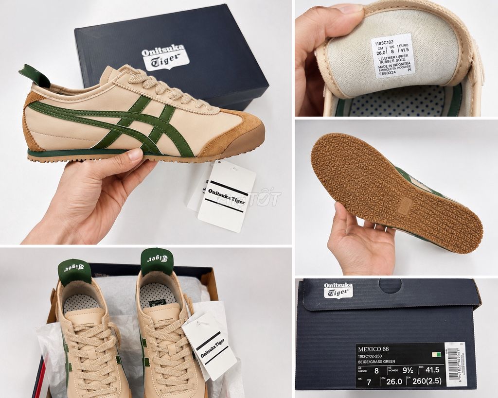 Giày thể thao Onitsuka Tiger Mexico 66 size 41.5. Mua bán Giày dép tại Huyện Nhà Bè Tp Hồ Chí Minh được đăng bởi Nguyễn Hoàng Sơn hình 1